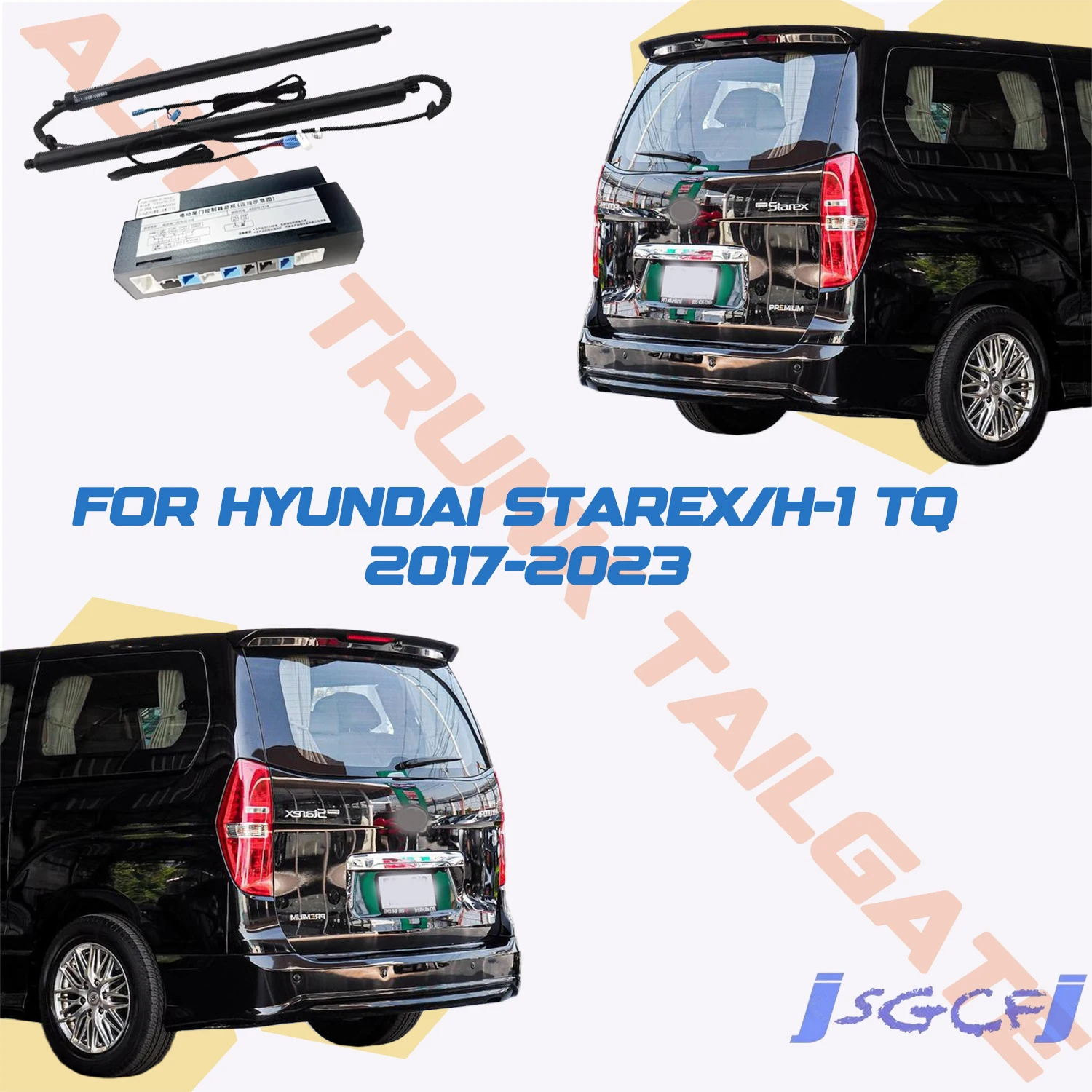 

Для Hyundai Starex/H-1 TQ 2017-2023 автомобильный силовой подъемник багажника электрический люк задняя дверь стойки задней двери автоматический привод задней двери