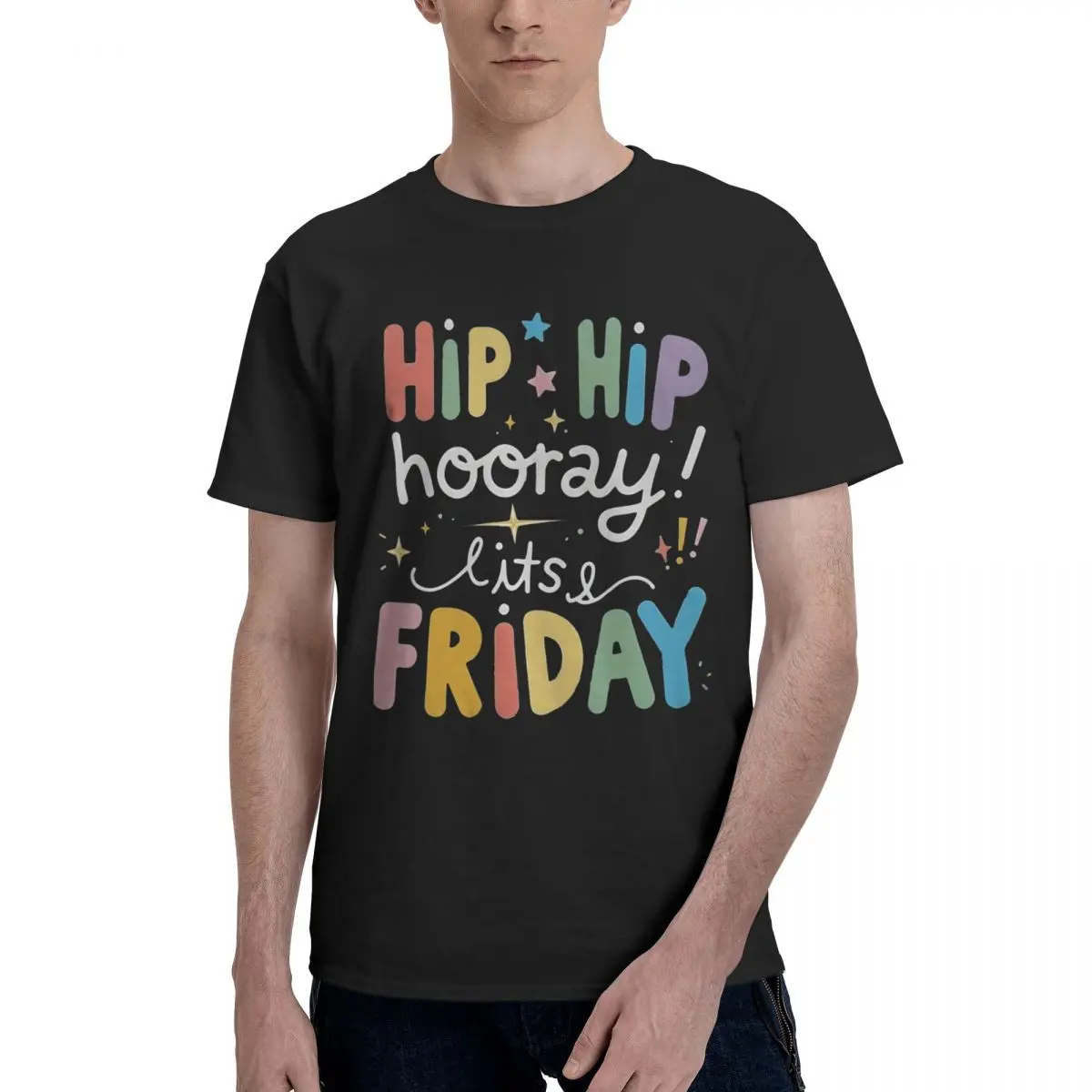 Colorful Friday Celebration Print Vintage Sports High grade Championship T-shirts Activity competition Eur Size