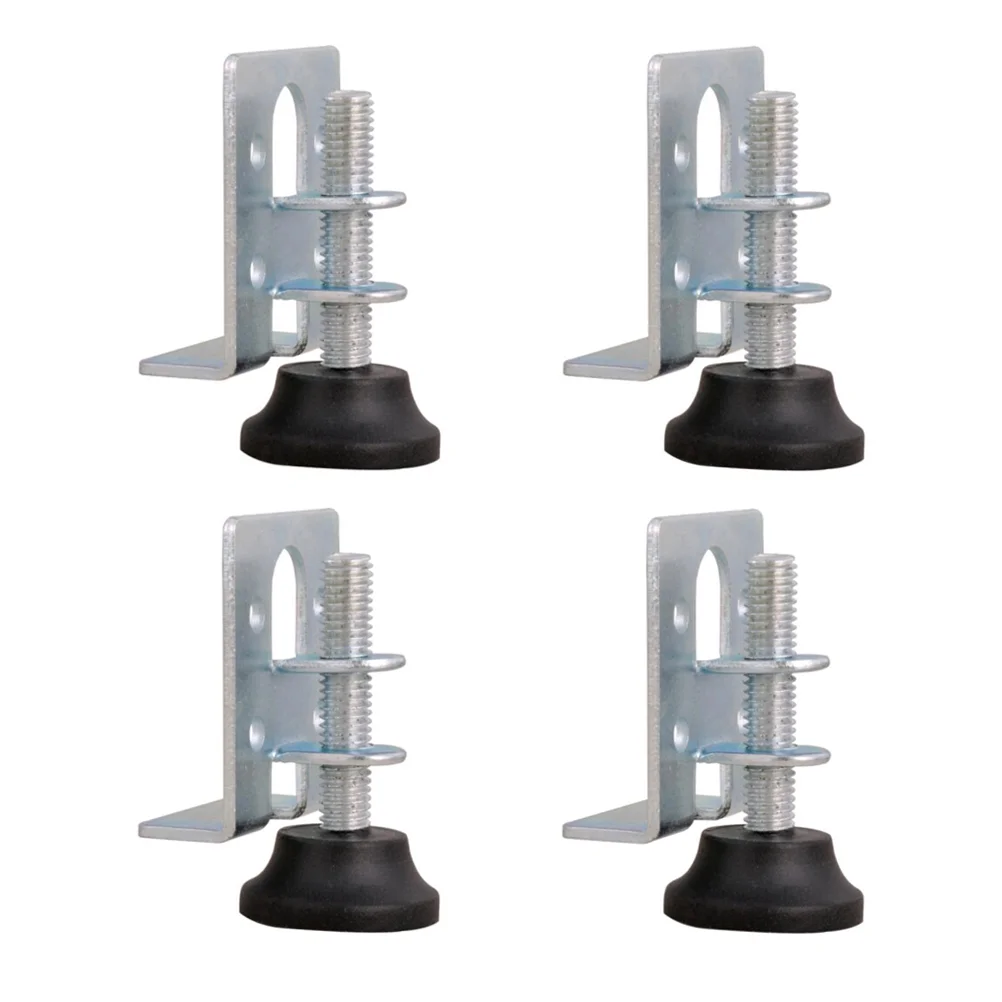 

4 Pcs Furniture Mat Desk Legs Heavy Duty Workbench Carbon Steel Galvanized Cabinet Corner Bracket