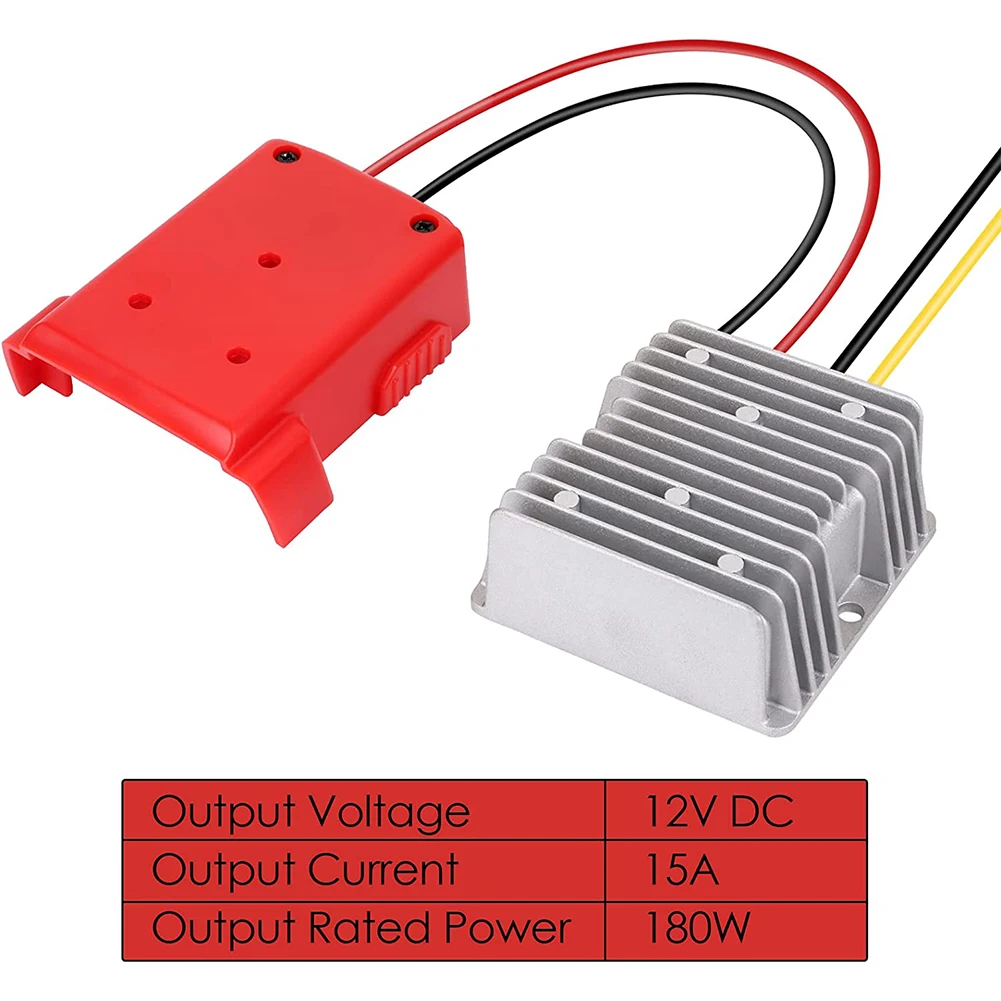 

DC Voltage Converter 18V To 12V DIY Adapter For Slider Lithium Batteries Power 180W Inverter Led Strip Light Motor