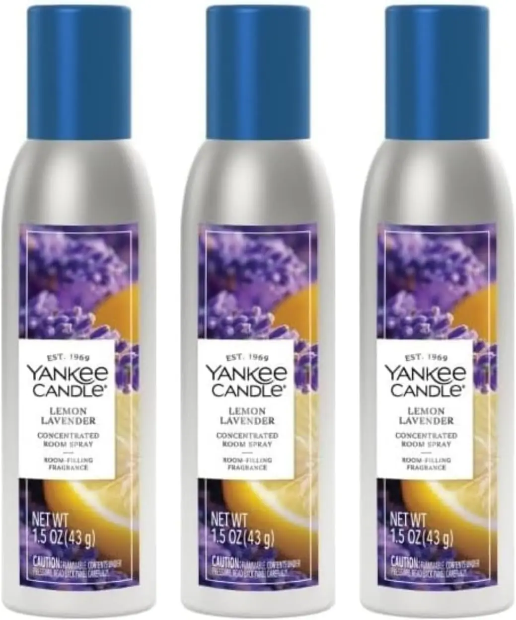 

Lemon Lavender Room Spray, 3-Pack, 1.5 oz Each - Fresh Citrus & Floral Scent for Home