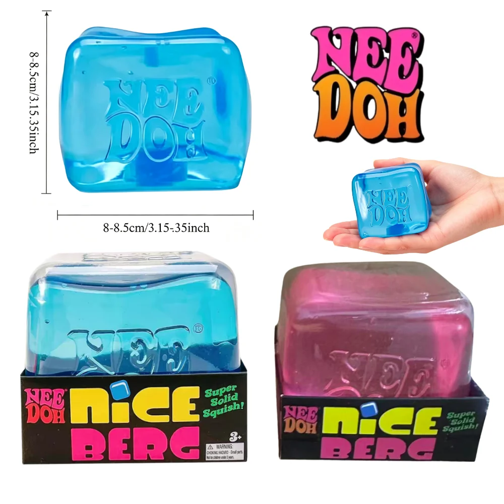 

8-8.5cm Super Big Nice Berg Sensory Stress Reliever Fidget Tool for Anxiety & Focus Desk Sensory Cube Gifts