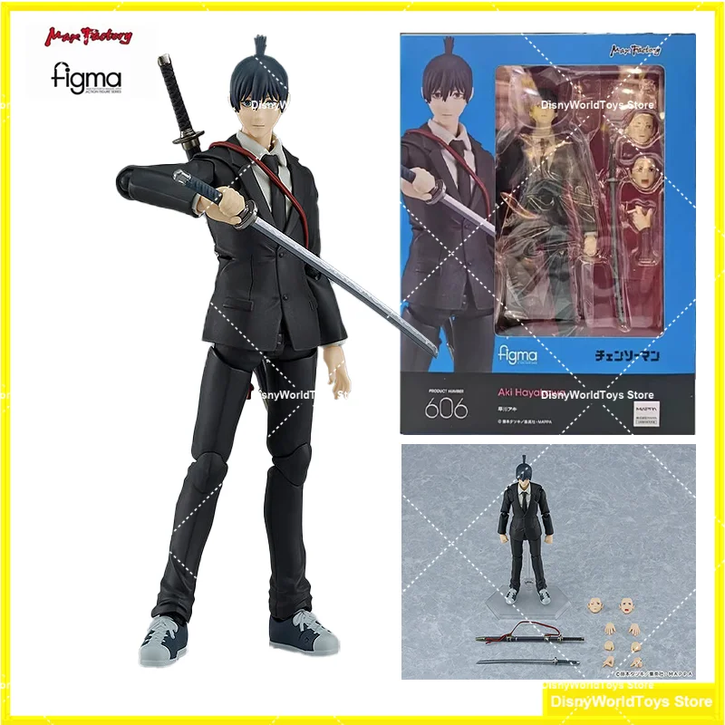 

100% Original Figma 606 Chainsaw Man Aki Hayakawa In Stock Anime Action Collection Figures Model Toys