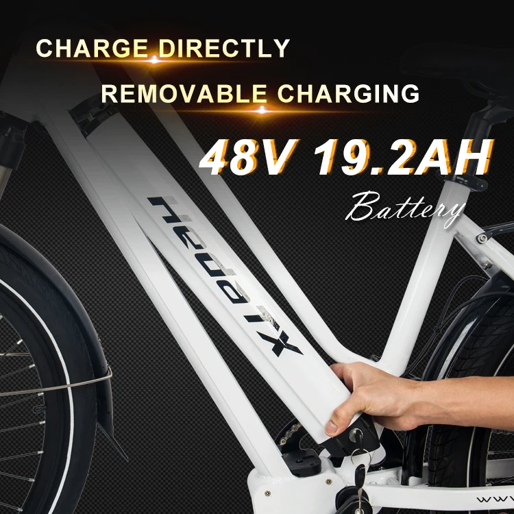Heda TX10 electric bicycle peak 500W motor 48V 19.2AH battery electric bike 27.5 inch tire 45km/h city commuting riding e bike image 8