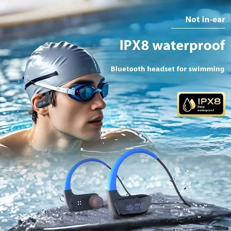 

Swimming Headphones Bone conduction headphones built-in MP3 player 32G RAM underwater swimming headphones for Swimming, Running,