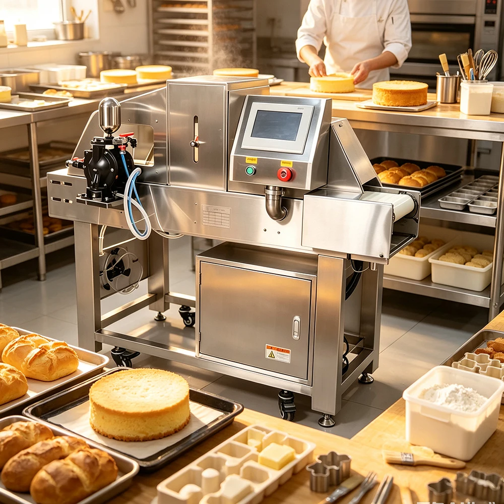 for-Automatic Oil Atomizing Machine Low Consumption Pan Release Oil Sprayer for Cake Factory