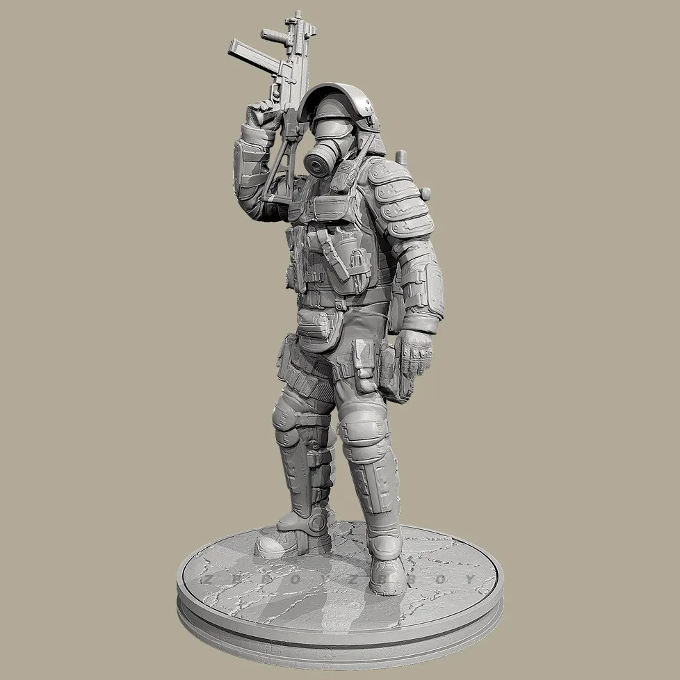 The height of man 38mm 50mm 75mm Resin soldier kits Need to self draw and assemble TD-7867/3D