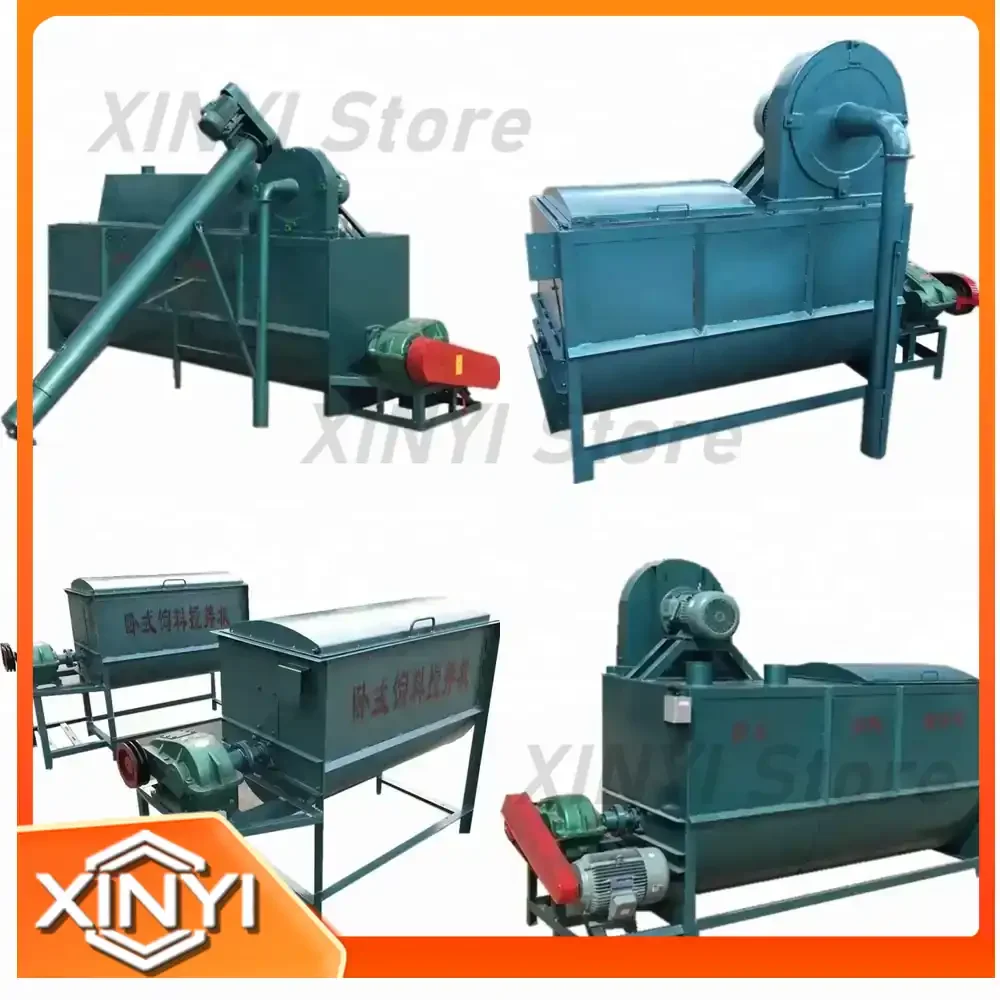 Automatic Animal Feed Crusher and Mixer Hammer Mill Feed Grinder Mixing Machine for Livestock Poultry Farming Equipment Farm