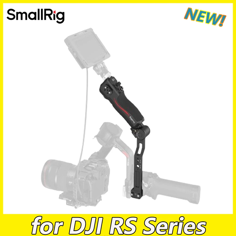 SmallRig Focus Control Sling Handle for DJI RS 2, RS 3 Pro, RS 4, RS 4 Pro with Shutter Control, Recording, Joystick Operation