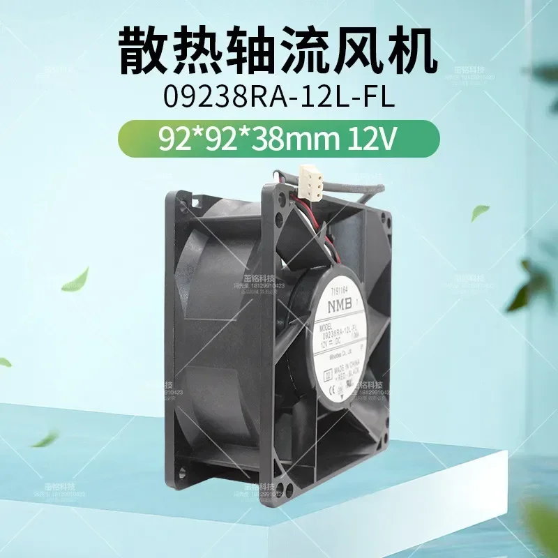 Original NMB 4028 12V 0.3A Three-Wire Cooling Fan for 04028VA-12N-AT 40x40x28mm