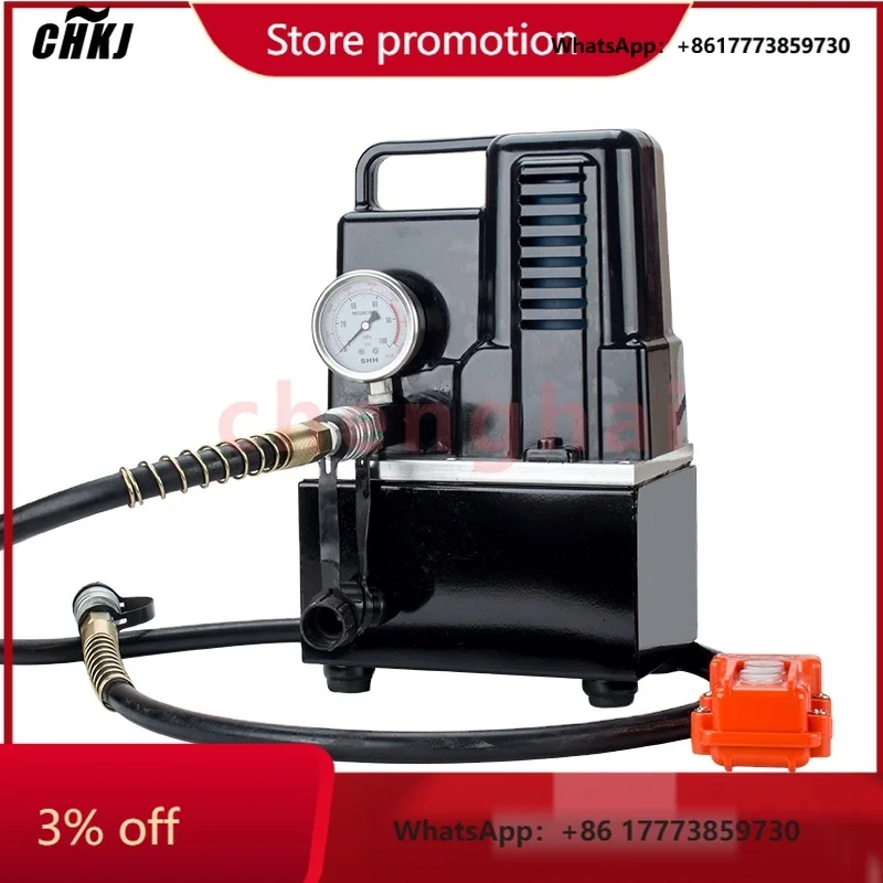 

CHKJ-2025NEWFactory Direct Sale 700 bar High Pressure Portable Hydraulic Electric Pump QQ-700 Hydraulic Oil Pump 220V