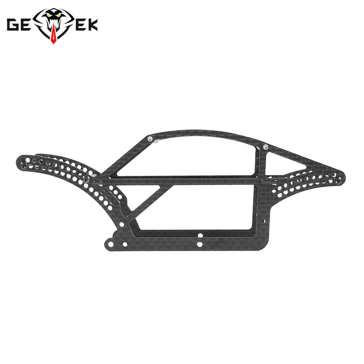 1 Set Carbon Fiber Comp Chassis Kit for 1/18 RC Crawler Car TRX4M Bronco Defender Upgrade