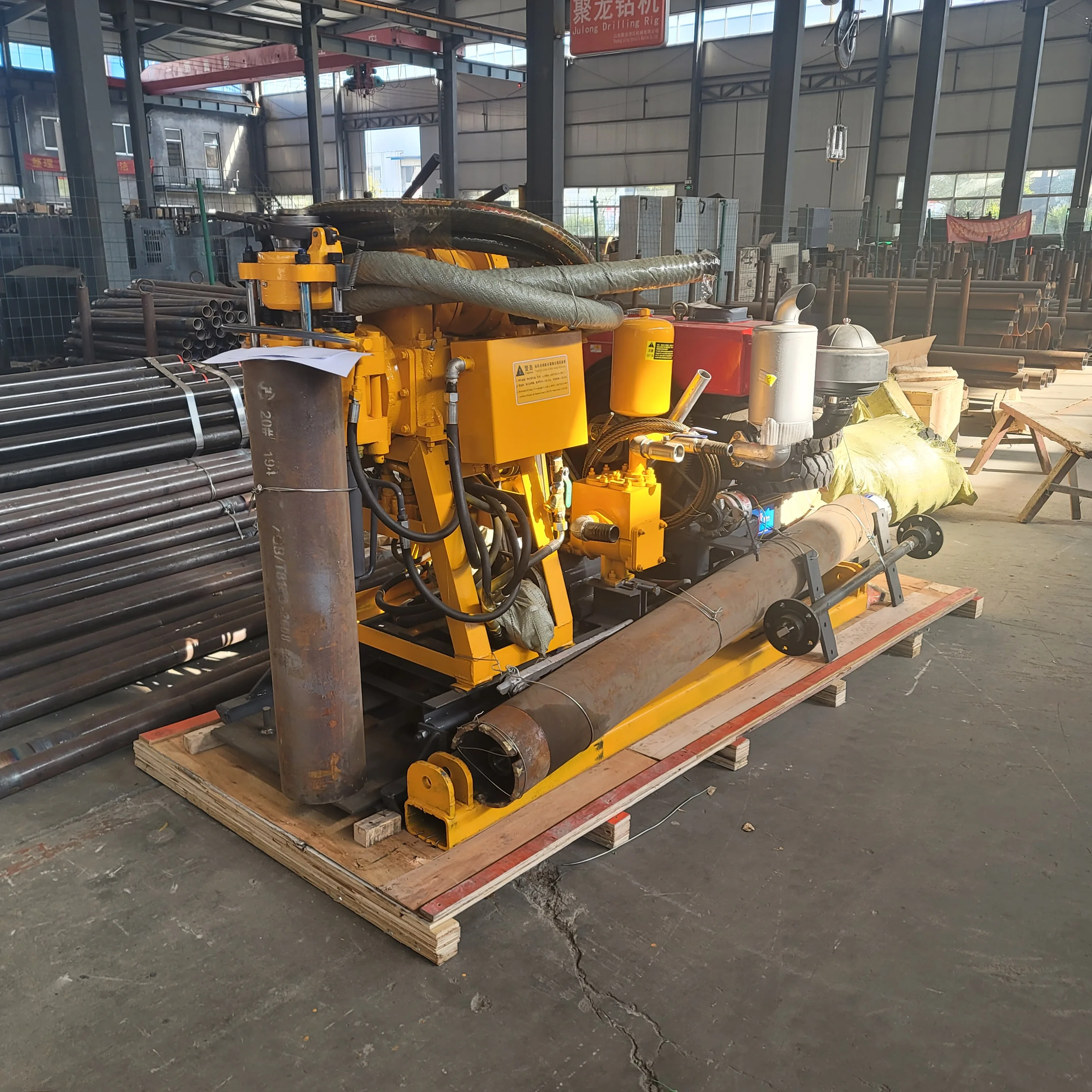 Customized Mining Drilling max.200m deep drilling rig Water Well geological drilling machine