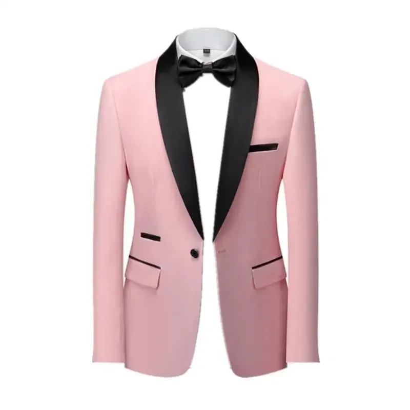 British style professional men's suit, bright bar host uniform