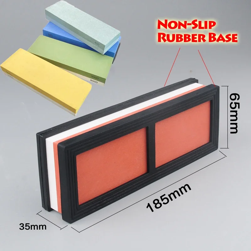 

Professional Water Stones Non Slip Rubber Base Knife Blade Sharpener Whetstone Sharpening Stone Kitchen Tool 2000 5000 8000 Grit