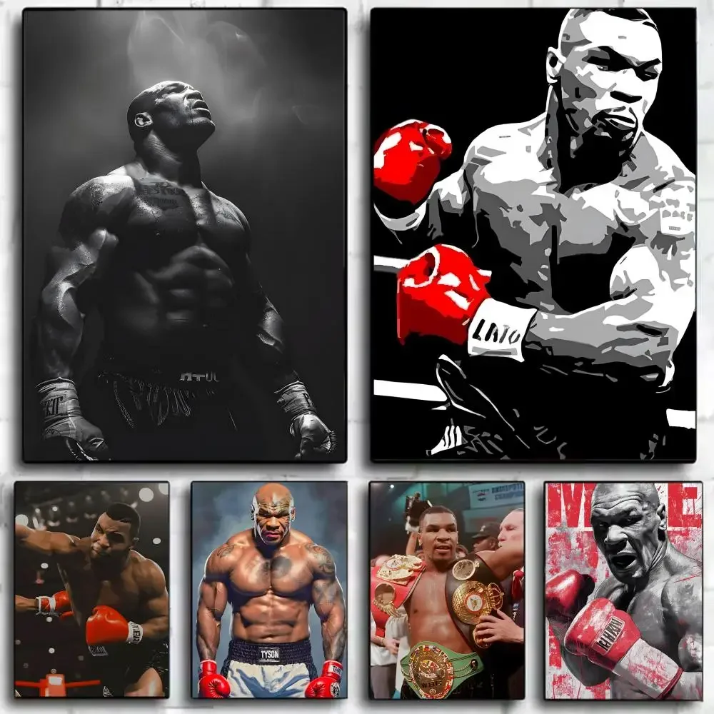 boxing champion T-Tyson Poster Canvas Wall Art Print Poster Decorative Mural Home Decor Gift Unframed