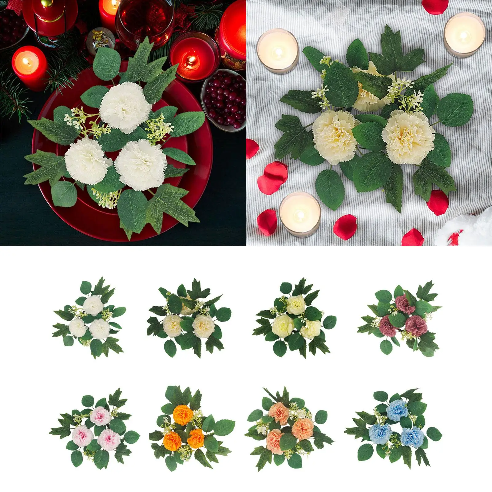 

Рождественские свечи, кольца, венки, искусственные листья, украшения, свеча, гирлянда, настольная вечеринка, свадьба, праздник, домашний декор