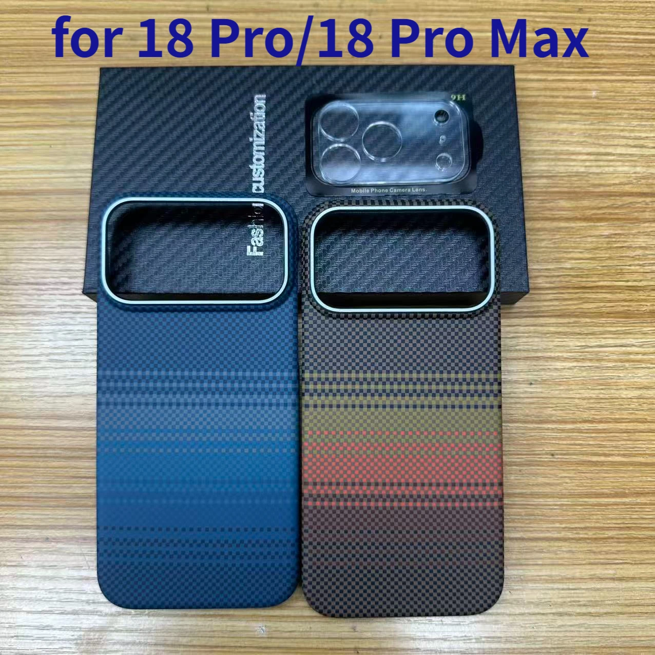 Ultra-thin aramid carbon fiber figure PC shell for iPhone 18 Pro/18 Pro Max, suitable for MagSafe magnetic protective cover