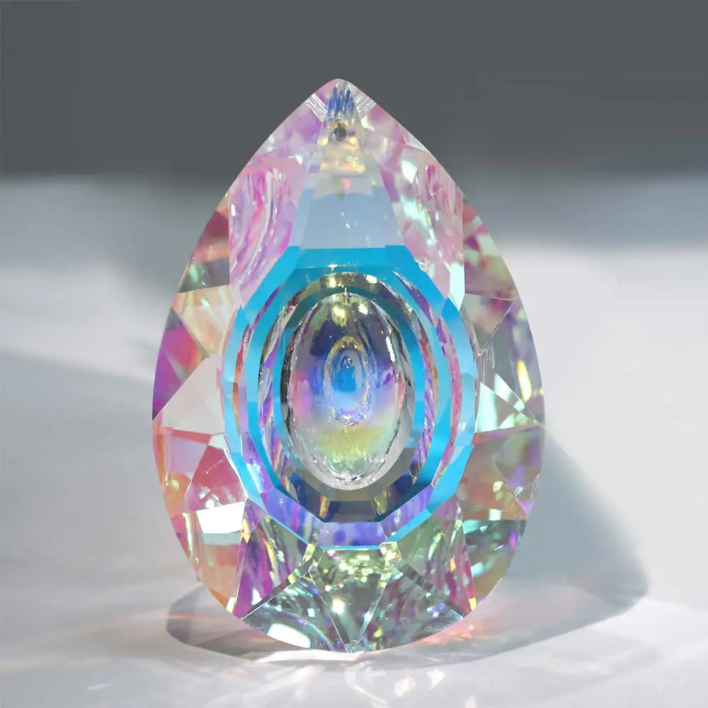 Creative AB Color Home Decor Window Decor Wedding Garden Prism Hanging Car Pendant Sun Catcher Delicate Gift Crystal Pendant