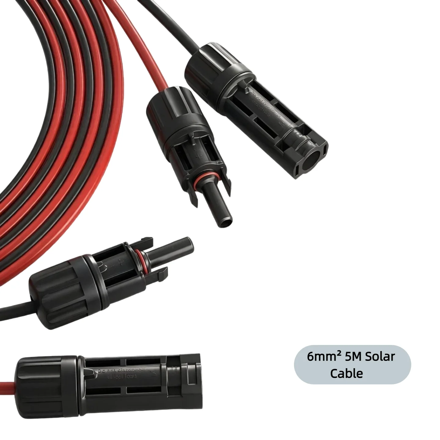 5M 10M Solarkabelverlängerung, 6mm², Photovoltaik-Solarkabel, Verbindungskabel, Solarstecker, wasserdichter Stecker für Solarmodule
