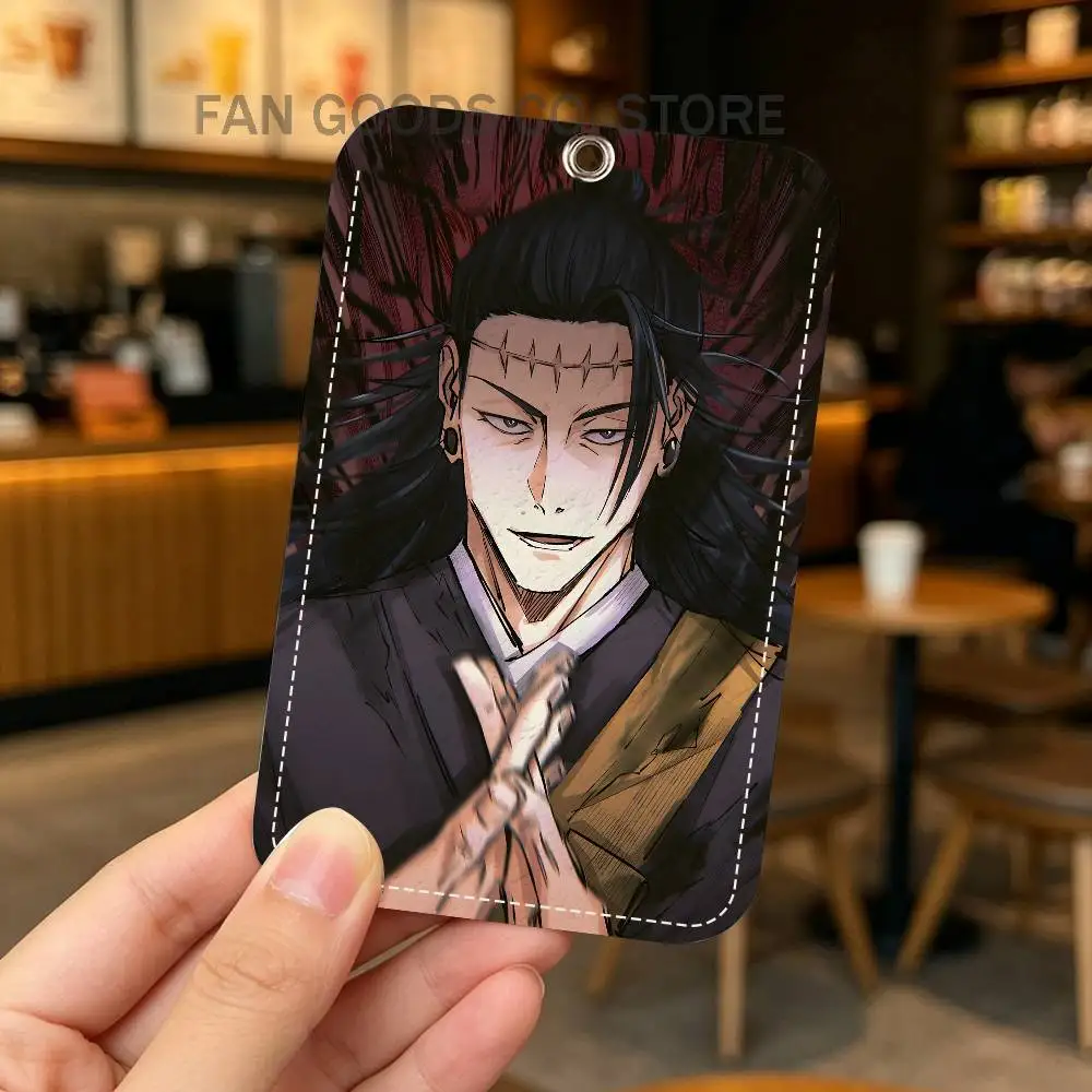 Anime K-Kenjaku Holder Keychain For Air Tag Bank Business Work Card Holder Student Card Protective Case Bus Card view 3