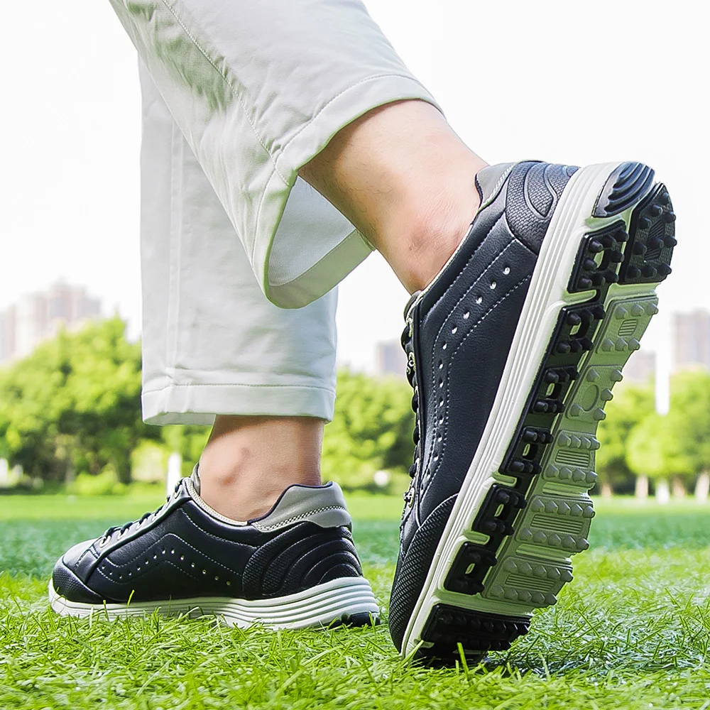 Men's Golf Shoes Professional Wide Top Nail Free Men's Golf Shoes Equipment Sports Luxury Sports Shoes Size 39-48