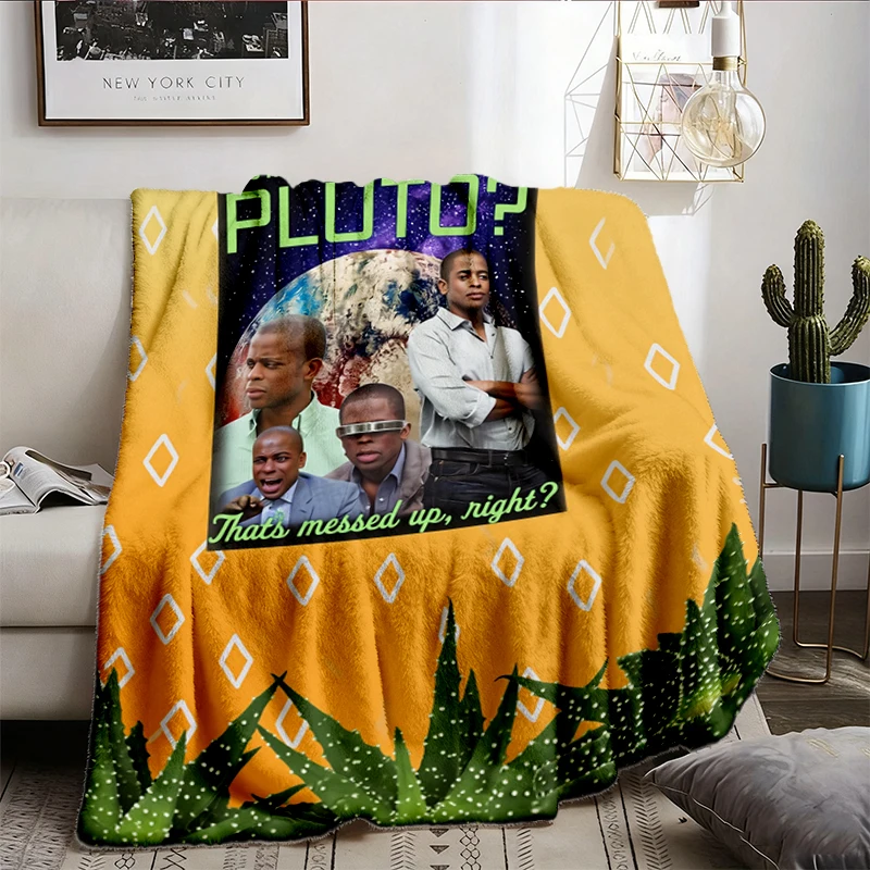 Psych Pluto Pick Up Line vintage 90s bootleg Flannel Blanket