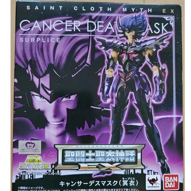 In Stock BANDAI Holy Cloth Myth EX Cancer Death Mask Anime Character Model Toy Gift Collection