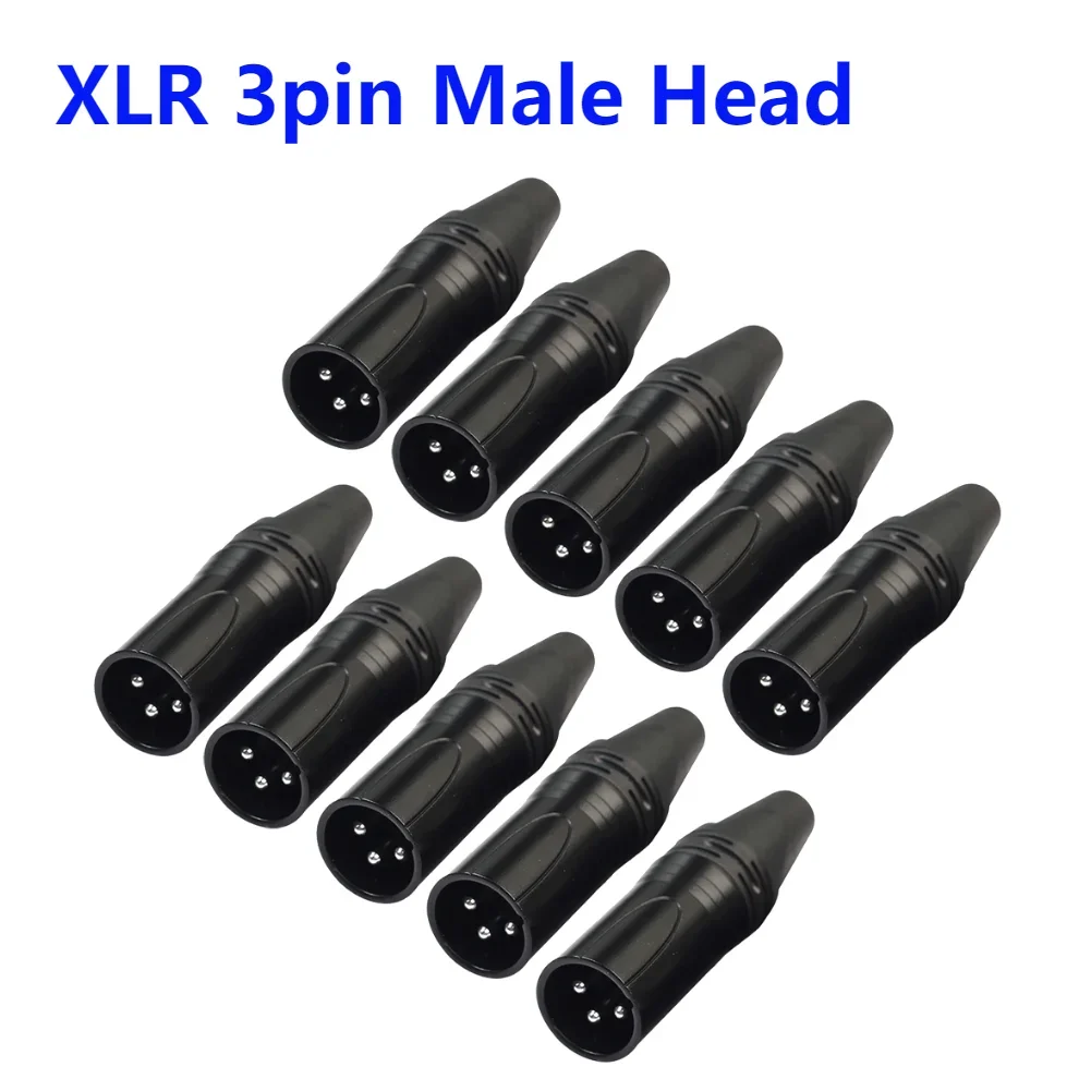 10-50 Stuks DIY Microfoon XLR 3Pin Man Vrouw Plug Connector Kabel Soldeer Plug MIC Adapter voor Luidspreker transmissie Oortelefoon