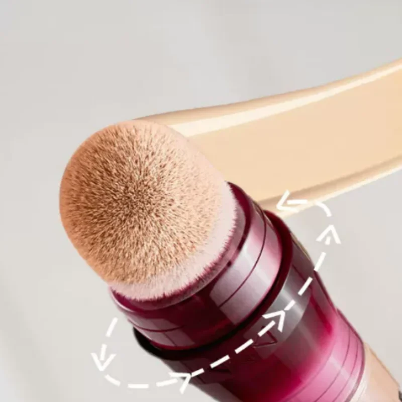 Corrector para ojeras, pecas, pigmentación de acné y manchas, base líquida hidratante de larga duración con cabezal de esponja, regalo