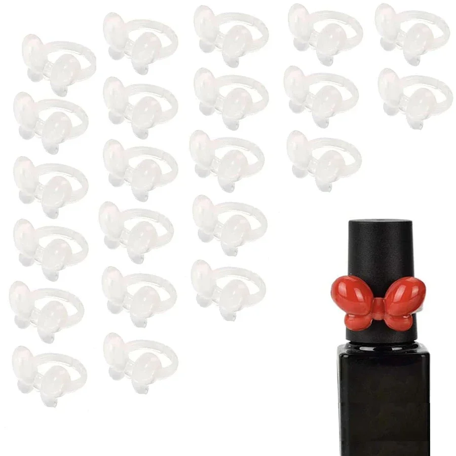 50/100/150Pcs Schmetterling-Förmigen Nagel Gel Polnisch Display Ringe Französisch Tipps Maniküre Praxis Werkzeug Bunte Training hilfe