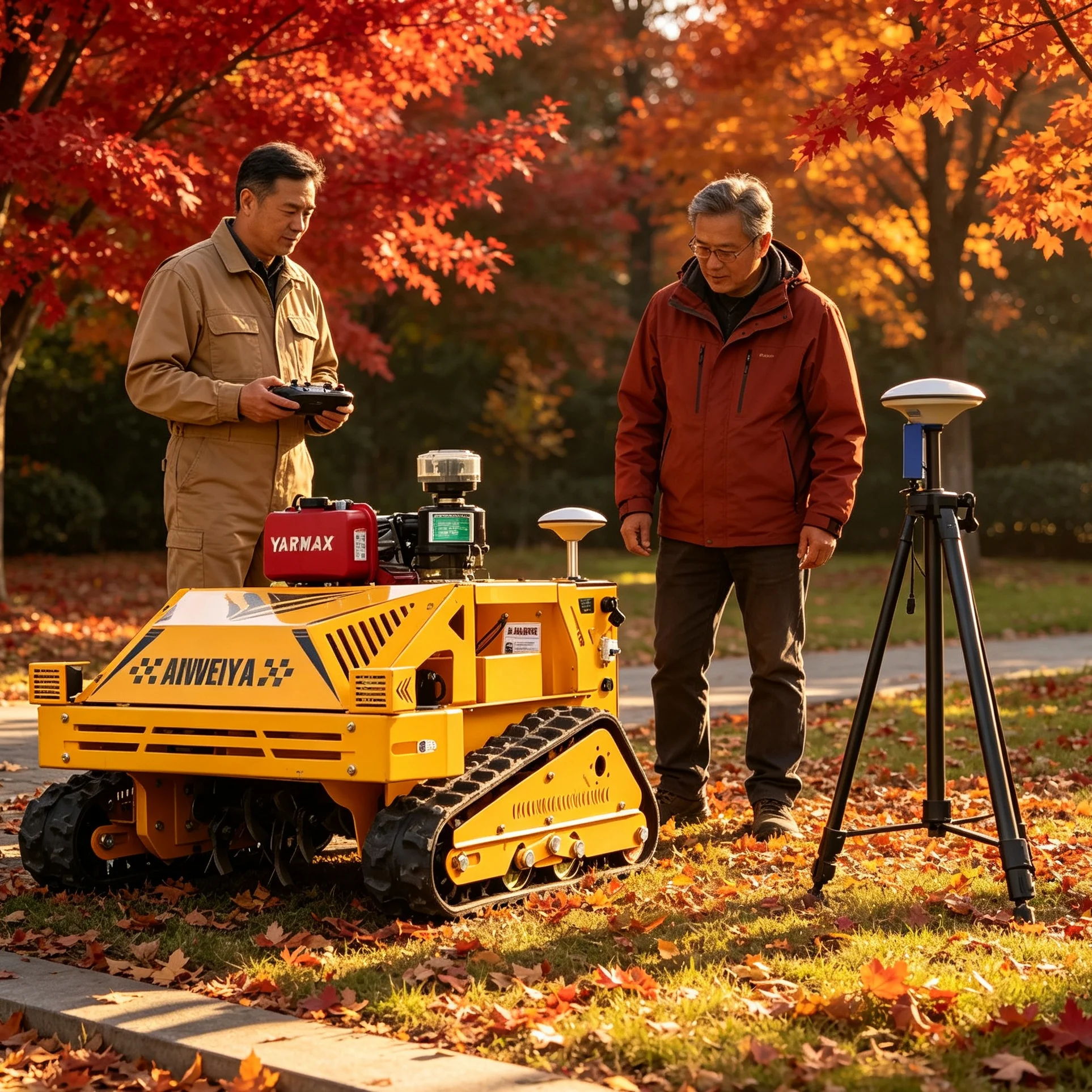 Customized 550SGPS lawn mower optional color selection, built‑in display screen, perfect for backyard garden and countryside orc