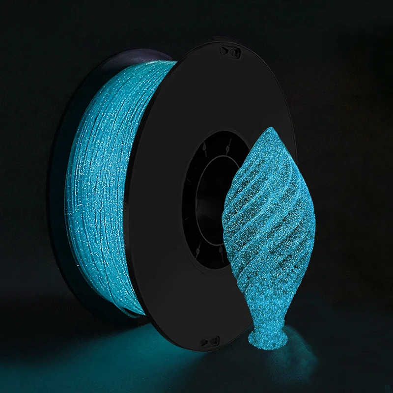

1,75 мм 3D-принтер PLA светящийся в темноте принтер Filamen 250 г 500 г 1 кг 3D-печать сублимационный материал Радужный светлячок зеленый