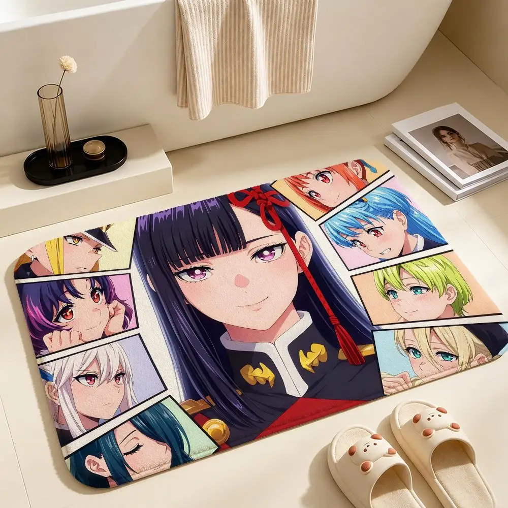 Anime-Chained SoldierS Floor Mat Soft Non-Slip Bath Mat, Bedside Carpet, Absorbent Doormat for Home