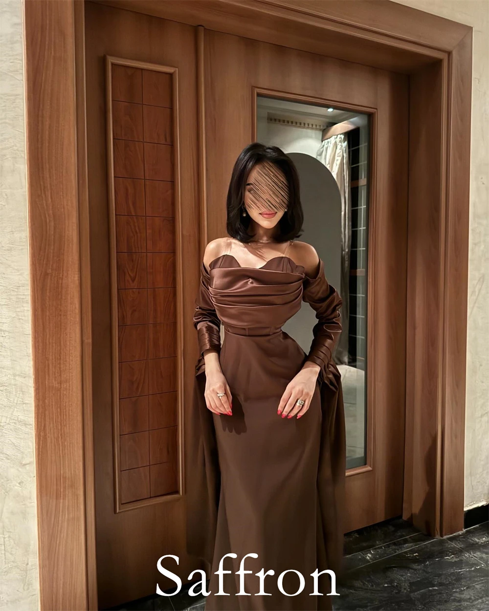 Customized Graceful Sweetheart Off the Shoulder Evening Dress Delicate Ribbons Party Dress Temperament  Mermaid Prom Dress