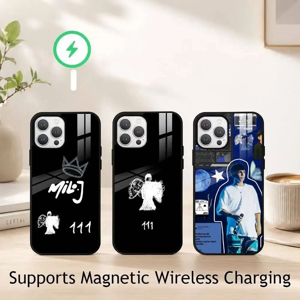 

Music Rapper M-Milo J Phone Case For iPhone17,16,15,14,13,12,11 Plus,Pro Supports Magnetic Wireless Charging