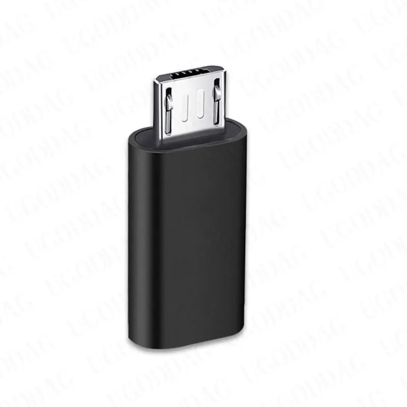 Переходник с Micro USB Type-C на Micro USB «мама» «папа»