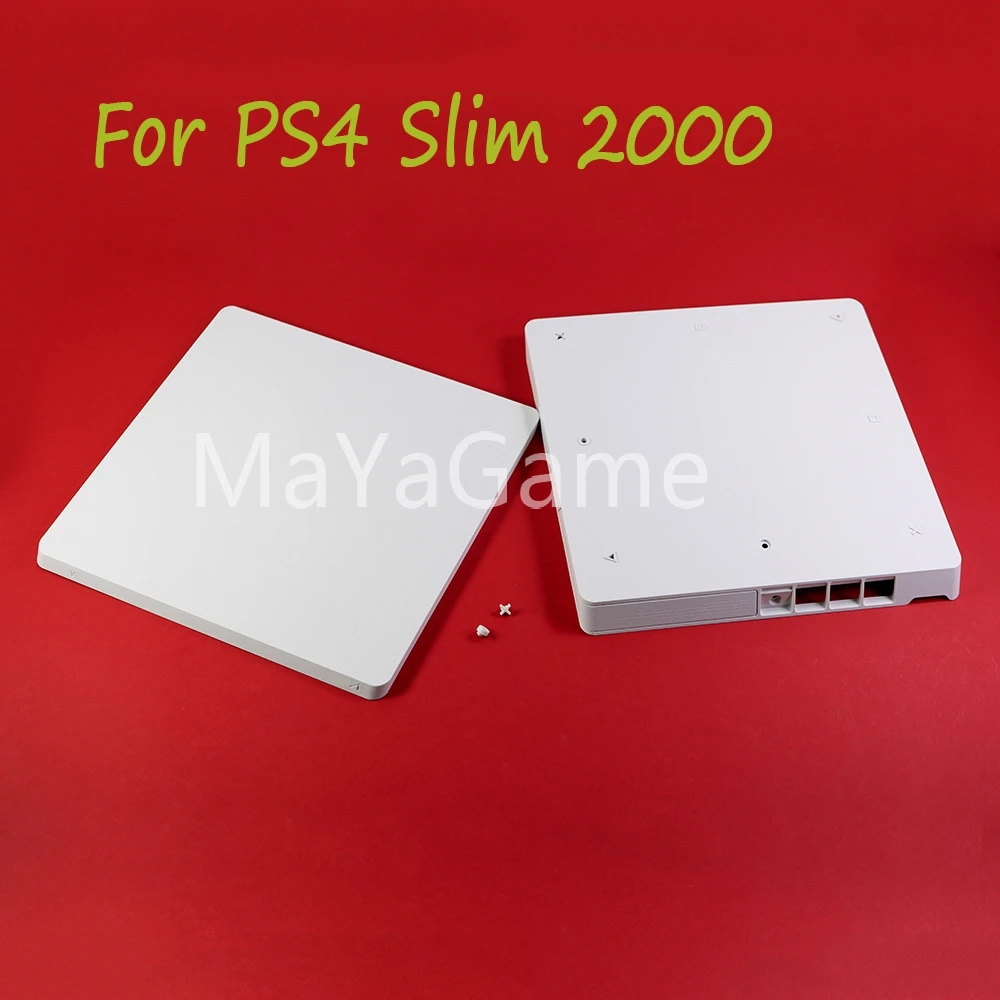 

1set For playstation 4 PS4 Slim 2000 high quality White Full Housing Shell Case for PS4 Slim 2000 with full screws OCGAME