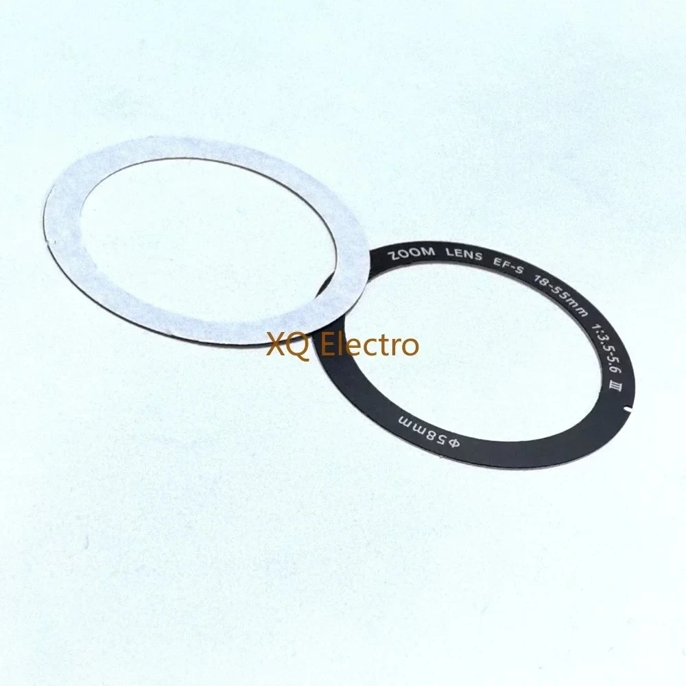 1 Pcs New 18-55 mm f.5-5.6 II III 18-150mm 55-250mm II  Lens Front Pressure Parameter nameplate Label Ring For Canon 55-250 mm
