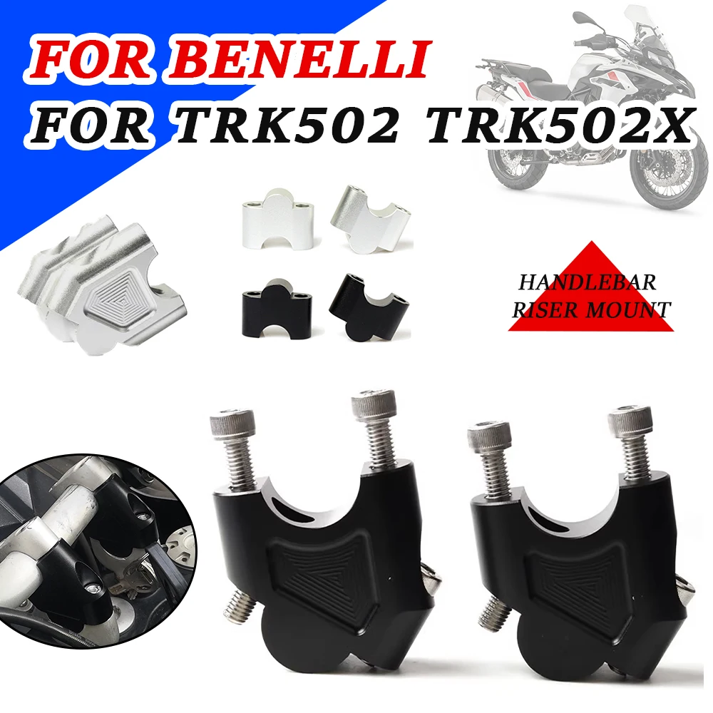 

Motorcycle Accessories Handlebar Riser Heightening Clamp Mount For Benelli TRK502X TRK502 X TRK 502X 502 X 2022 2023 Spare Parts