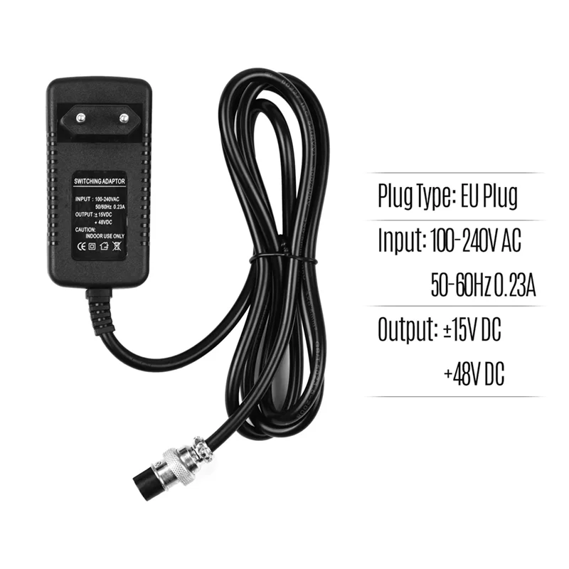 ZIZI Mixing Console Power Adapter Mixer Power Supply AC Adapter For 16 Channels Mixing Accessories EU Plug