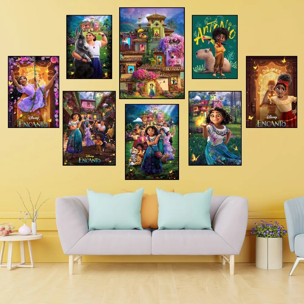 Disney Encanto Musical Film Poster Prints Wall Painting Bedroom Living Room Decoration Office Home