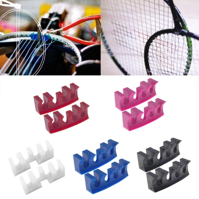 2 Stuks Badminton Racket Belasting Spreider Adapter Bevestiging Racket Rijgwerktuigmachine, Racket Belasting Strooier Bijlagen