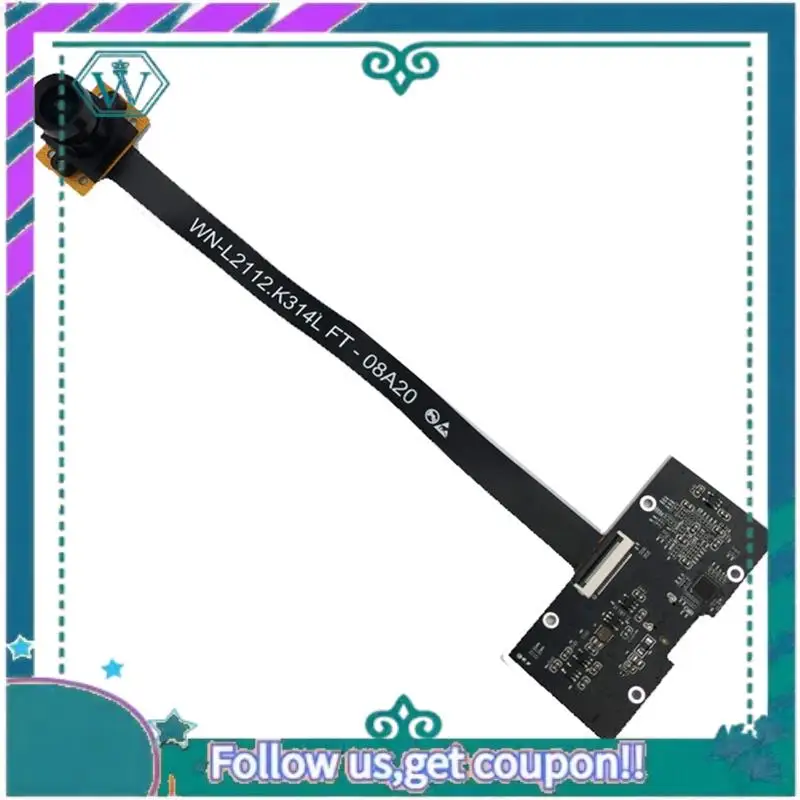 A75Q-3840H X 2160V 4K 8MP HD 1/2 polegadas OS08A10 USB3.0 Tipo-C Módulo de câmera FF 93 °   MJPEG, YUV2, H264, H265 para reconhecimento facial