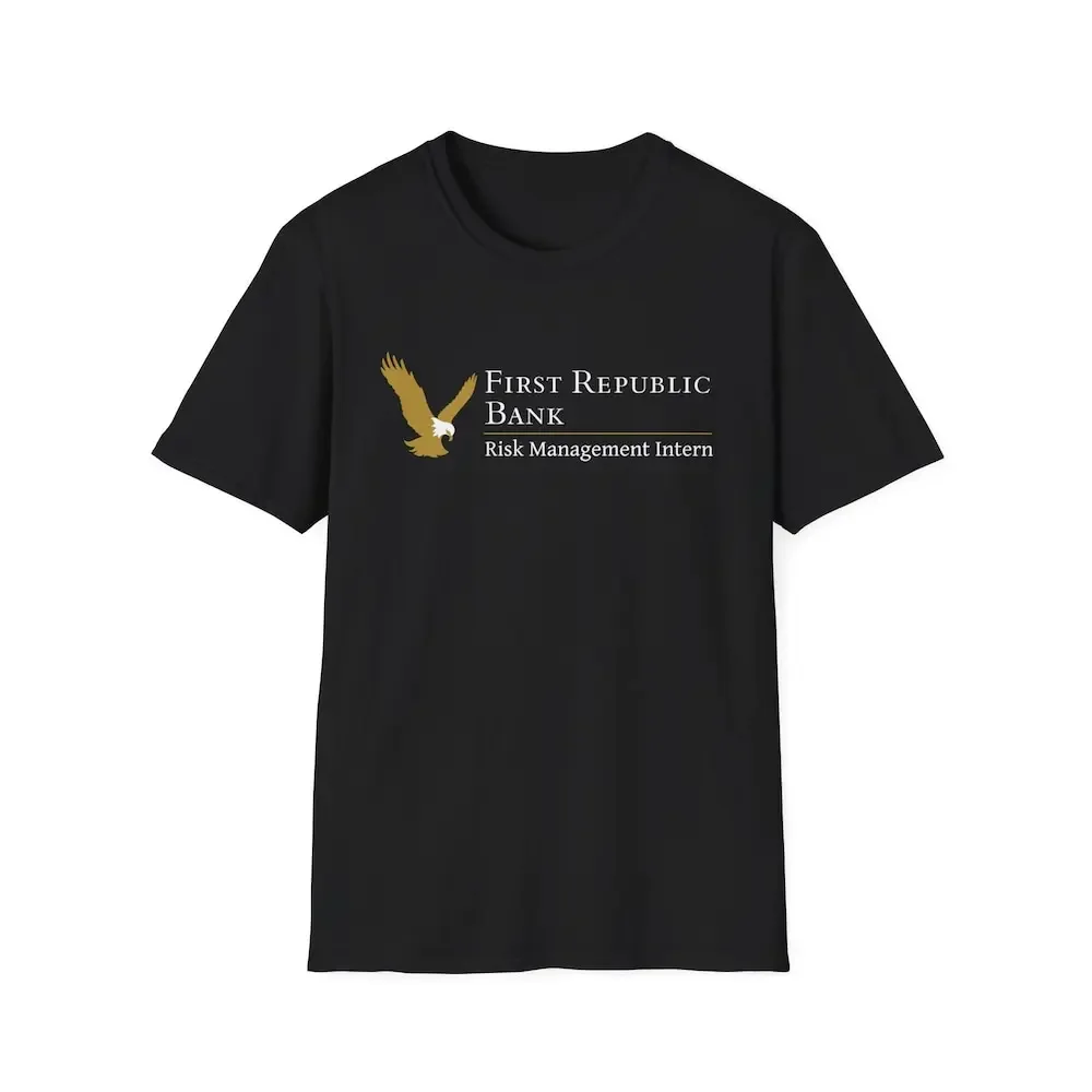 First Republic Bank Risk Management Intern Crewneck T Shirt Finance Wall Street Run