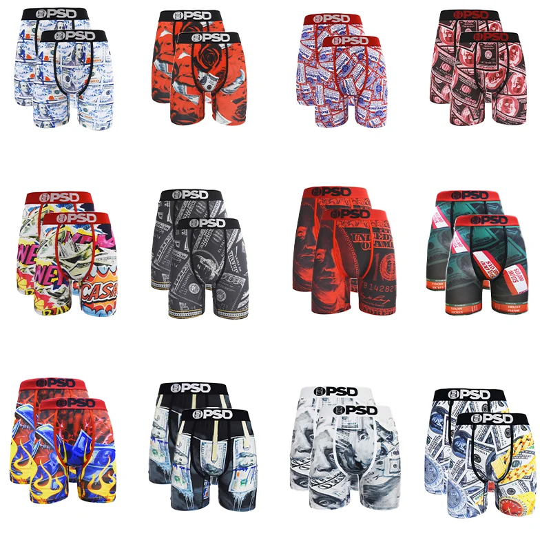 

Perfect Fit Men's Boxers 2-Pack S-XXL Size, Soft Polyester Briefs Underwear, Breathable Comfort