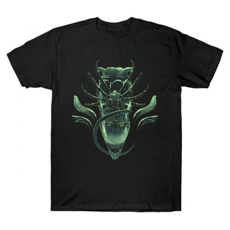 

Last Survivor Sci-Fic Alien Gift T-Shirt Weyland Horror movie Xenomorp 100% cotton Short Sleeve Graphic clothes All size tops