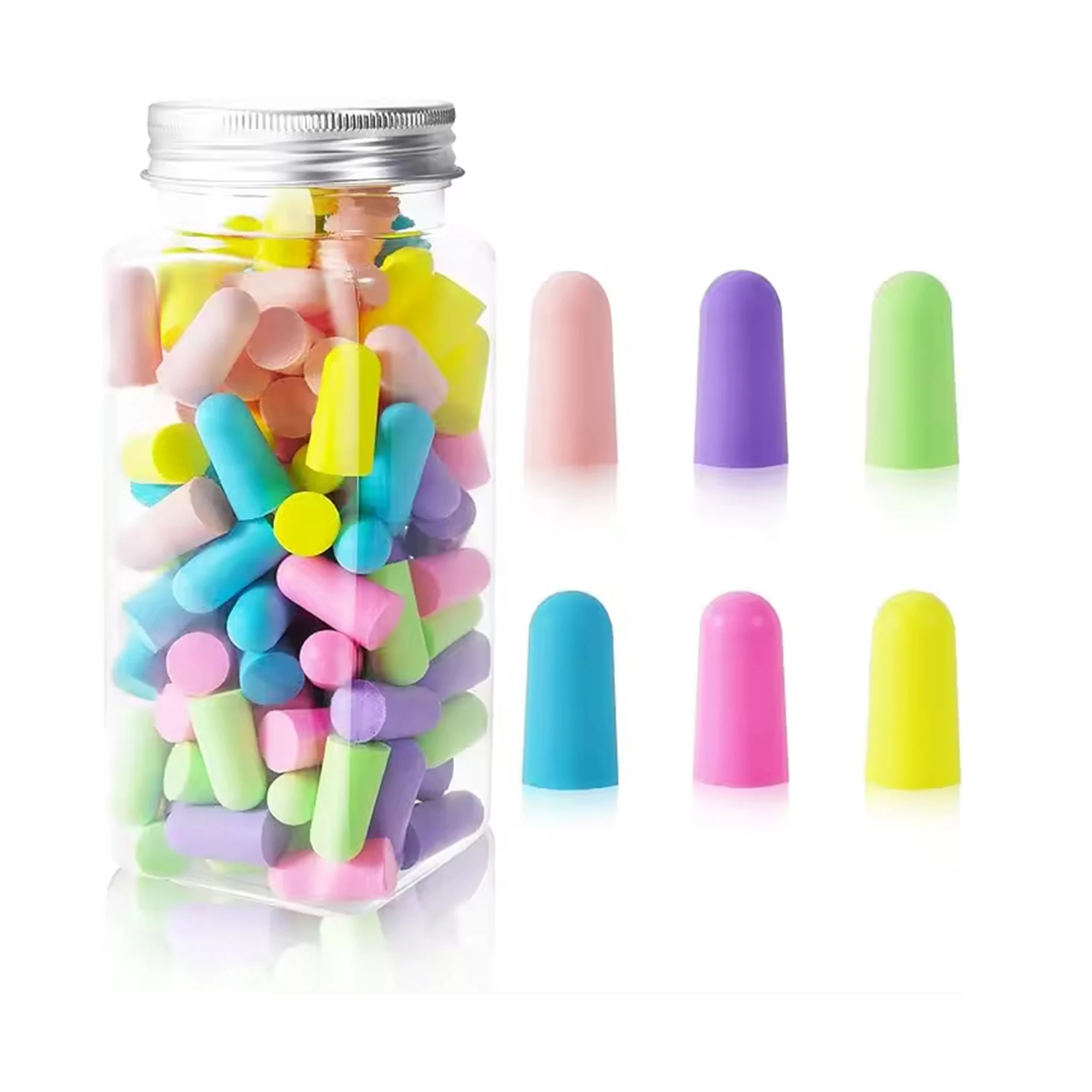 

Ultra Soft Foam Earplugs for Sleep Sleeping Ear Plugs Noise Cancelling, Reduction, Soud Proof, Work, Travel and Shooting Range