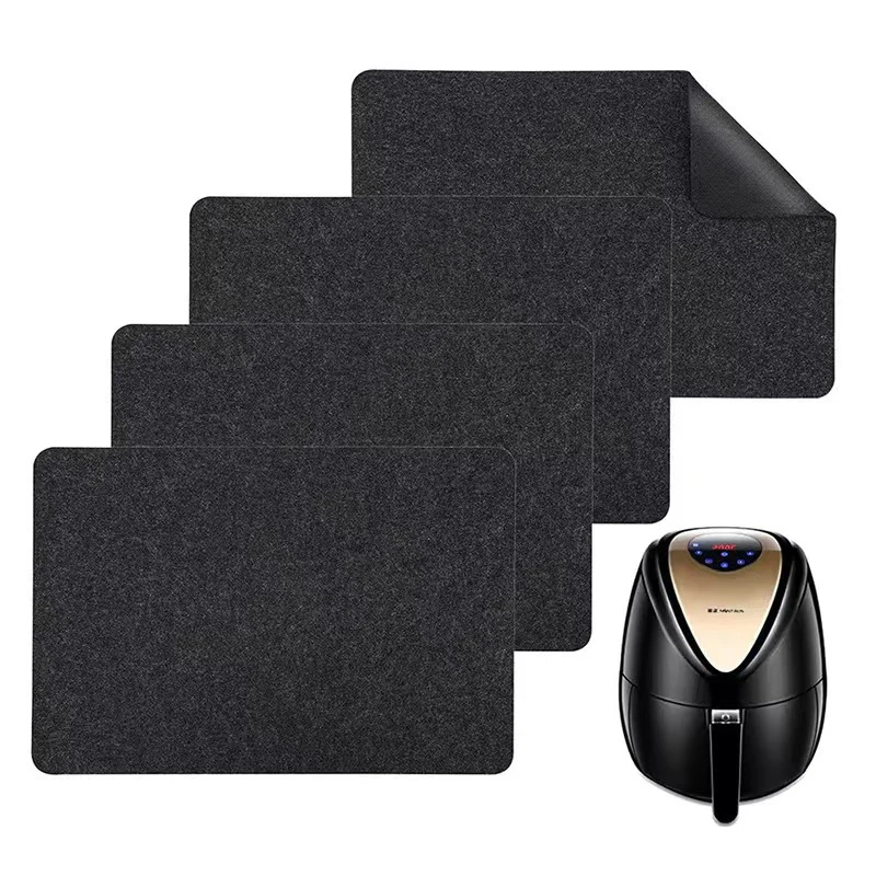 1/2pc Air Fryer Coffee Maker Heat Resistant Pad Counter Mat Countertop Protector Non-slip Appliance Moving Mat Kitchen Accessori