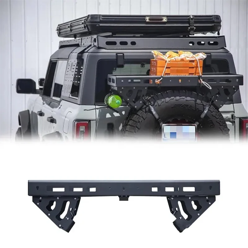 Spare Tire Rack Suitable for Wrangler Prado Spare Tire Rack Multi-function  Spare Tire Luggage Rack